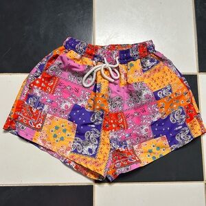 Colorful Paisley Women's Shorts